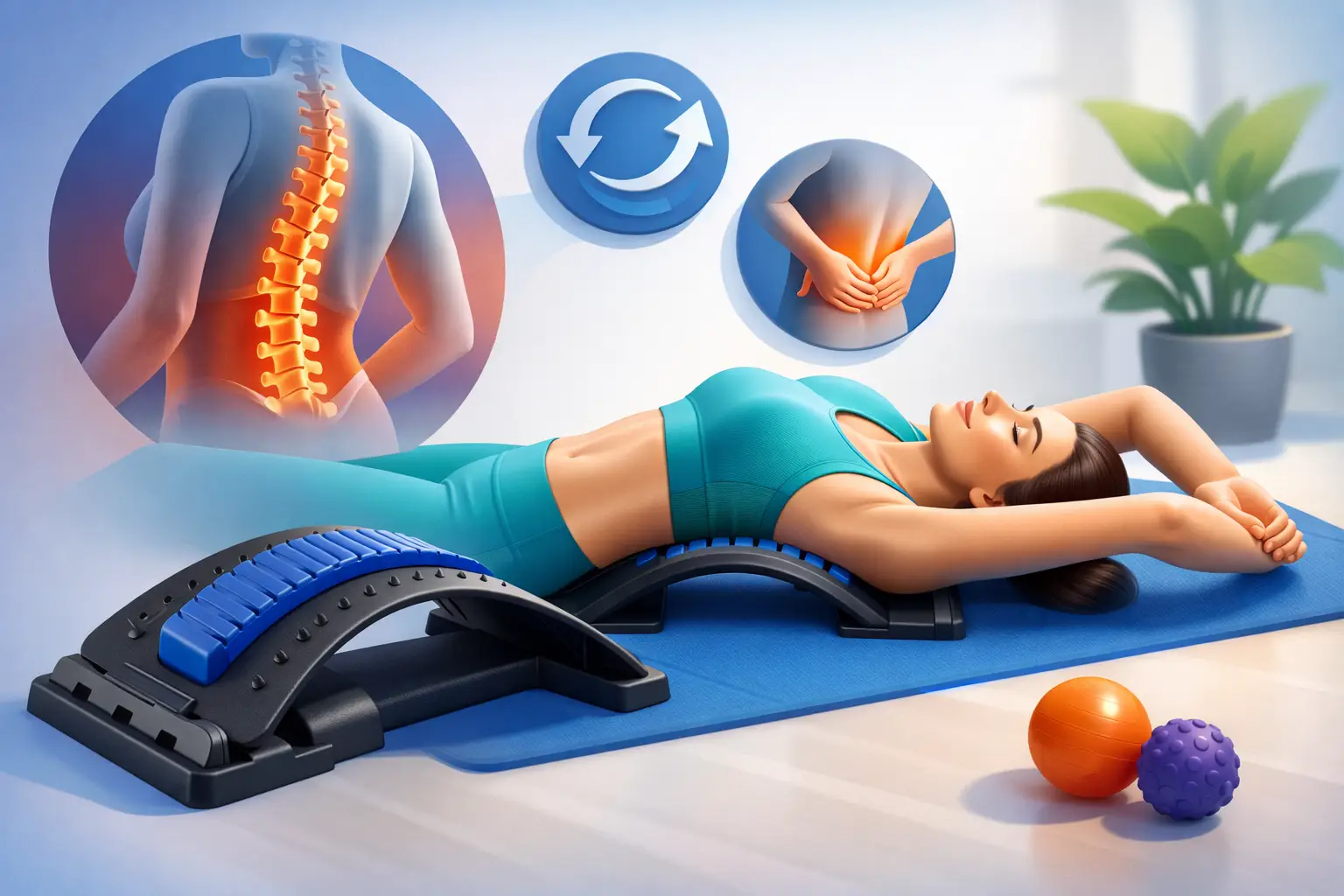 How an Adjustable Back Stretching Device Helps