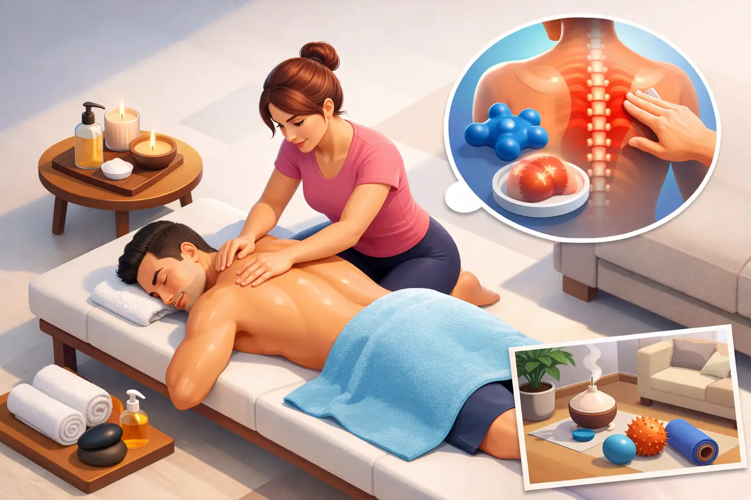 How to Back Massage for Pain Relief at Home