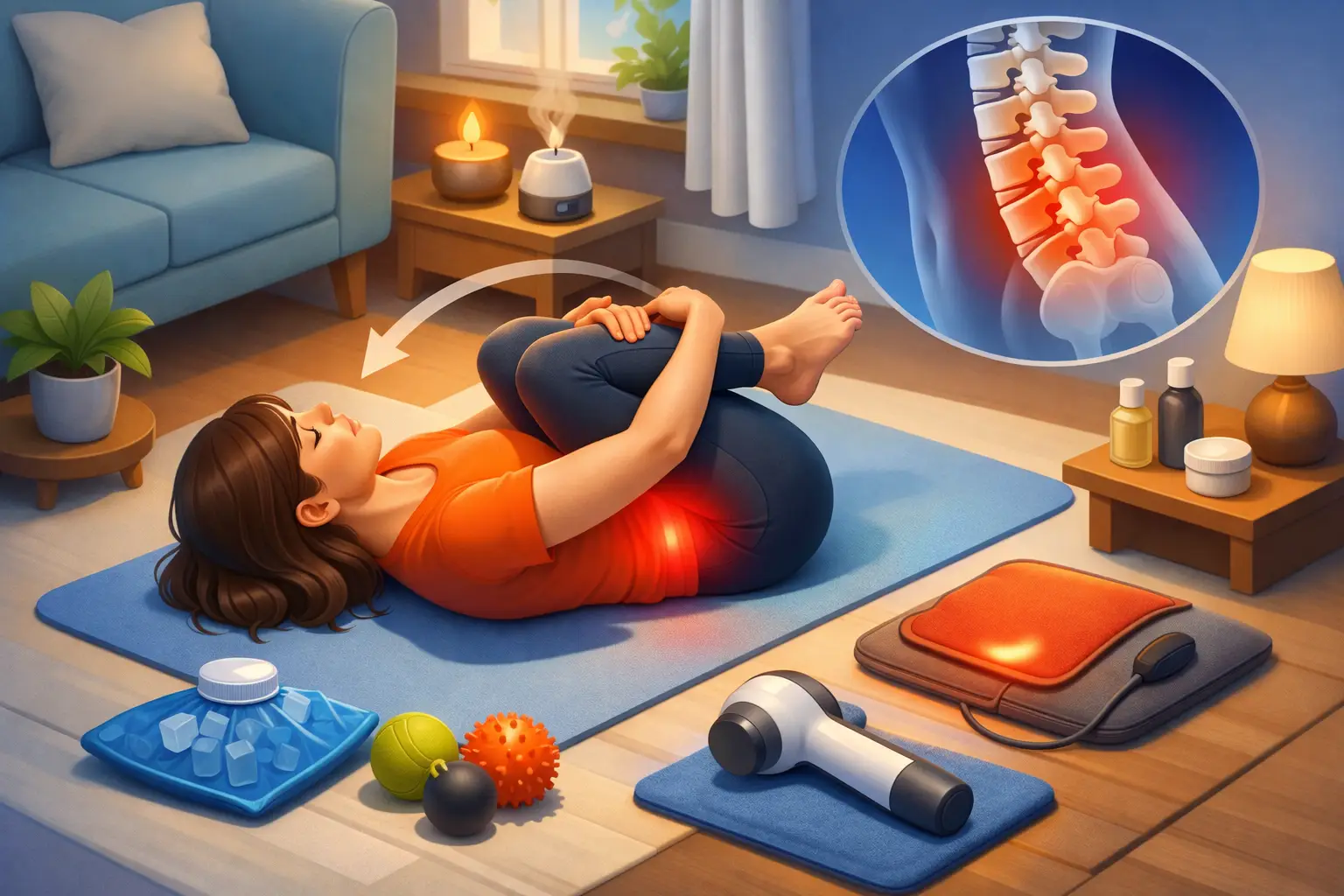 How to Cure Back Pain at Home Fast