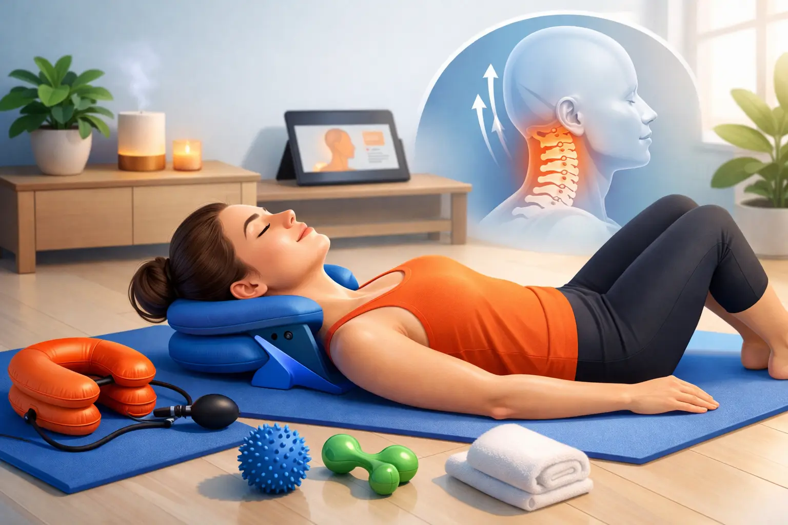 How to Decompress Neck Tension Safely at Home