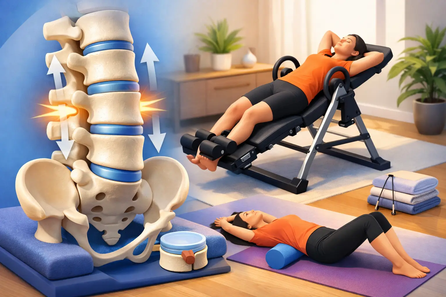 How to Decompress Spine Safely at Home