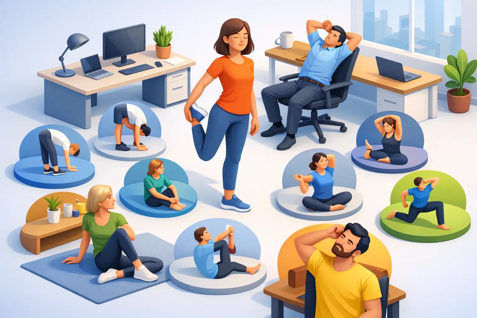 10 Best Stretches for Desk Workers Who Feel Stiff