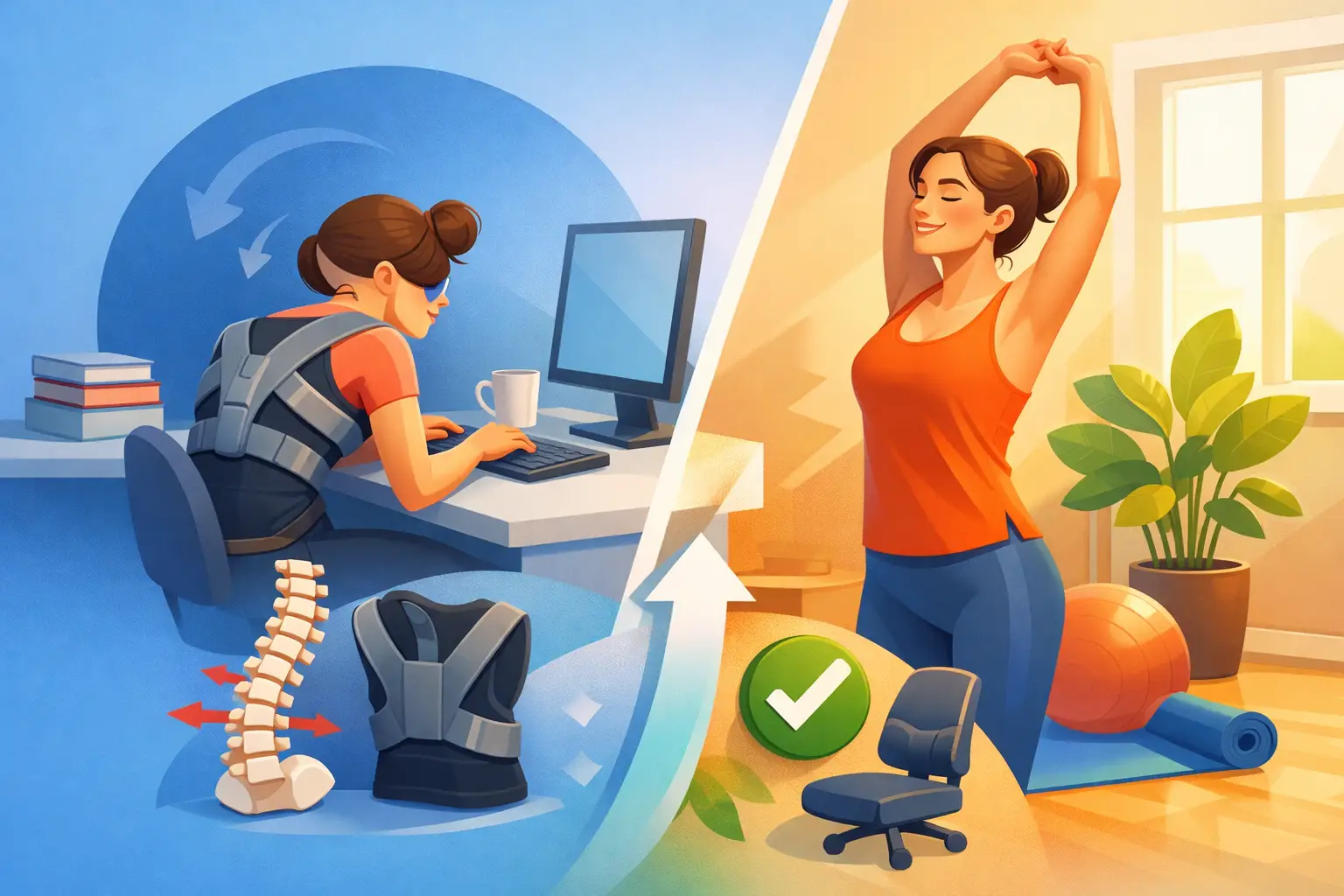 How to Improve Daily Posture Without Bracing All Day