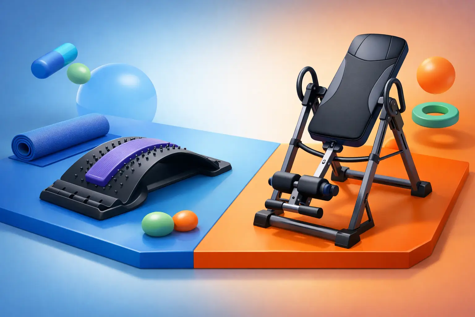 Back Stretcher vs Inversion Table Compared