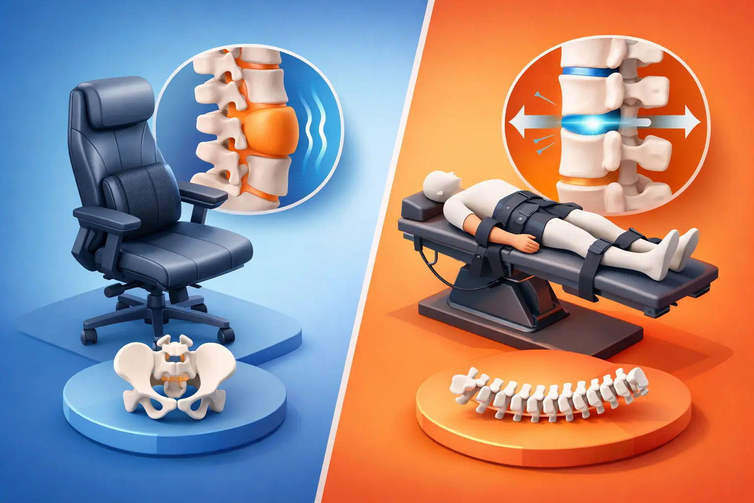 Lumbar Support vs Spinal Decompression Explained