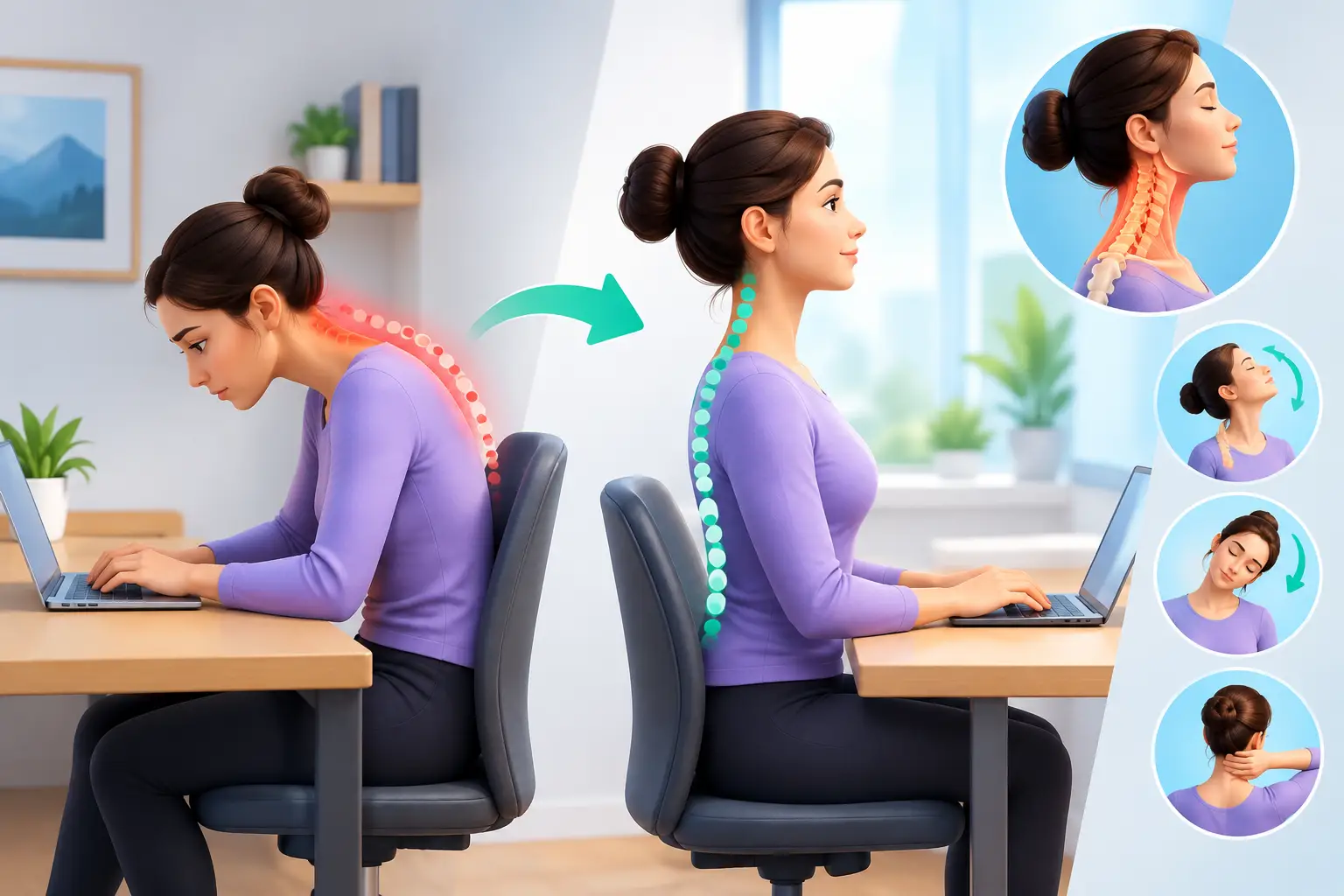 How to Correct Forward Head and Ease Neck Tension